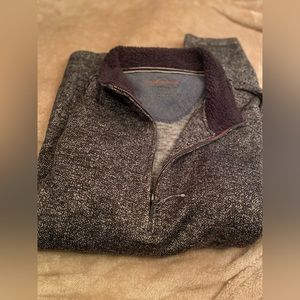 Men’s Sweater Pull Over Half Zip Up